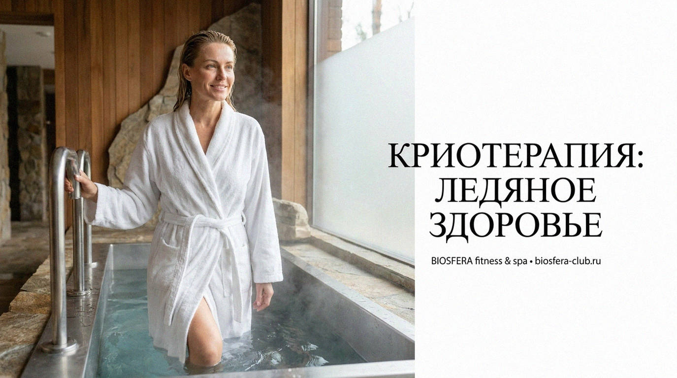 Криотерапия: что это за процедура и польза ледяных ванн — велнес-клуб Biosfera