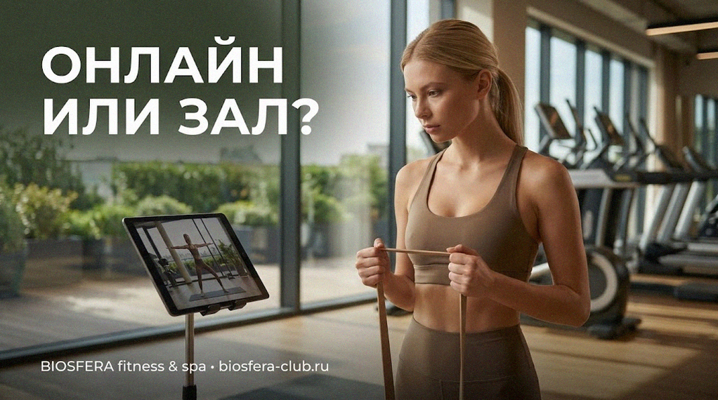 Онлайн-тренер или зал: как выбрать и не переплатить за результат — велнес-клуб Biosfera
