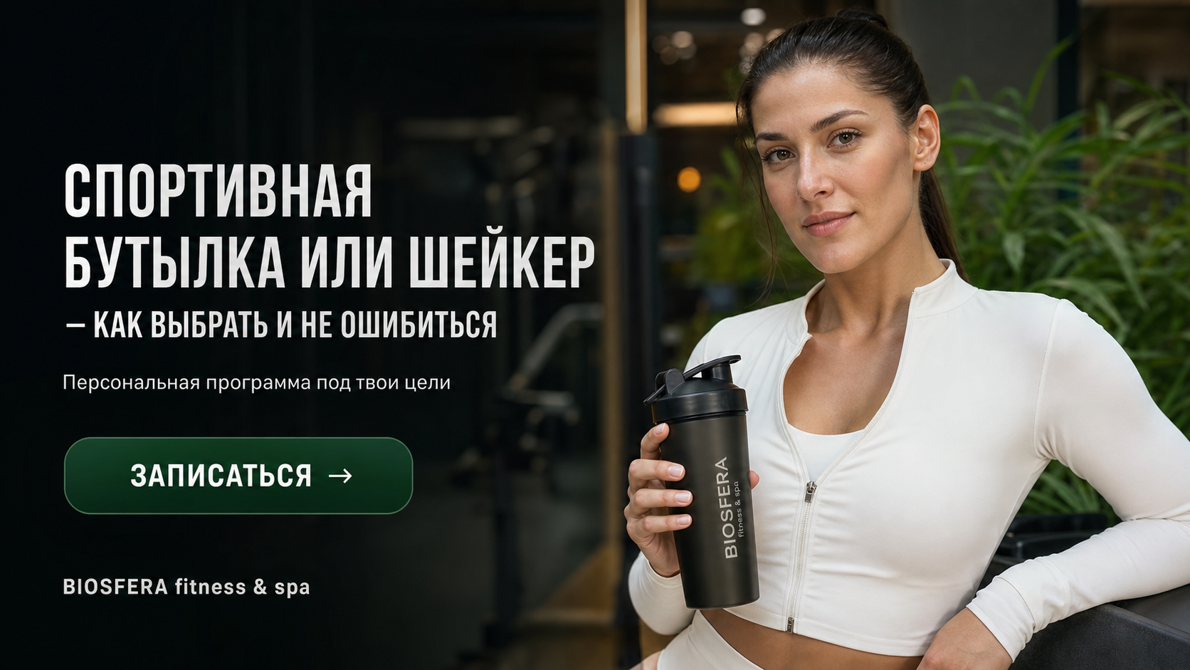 Спортивная бутылка или шейкер — как выбрать и не ошибиться — велнес-клуб BIOSFERA Москва