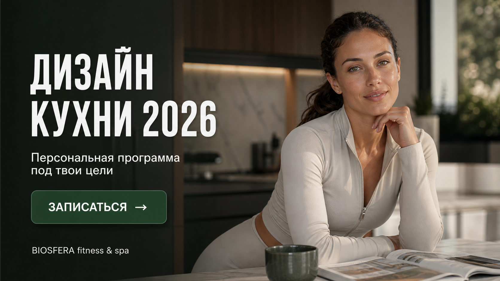Дизайн кухни 2026: 7 актуальных трендов и советы по выбору гарнитура — велнес-клуб BIOSFERA Москва